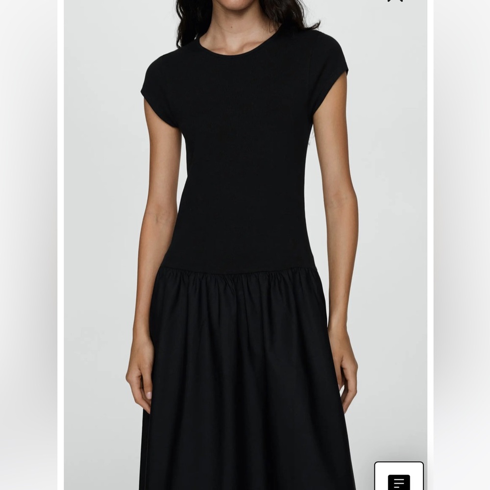 Mango Drop Waist Dress